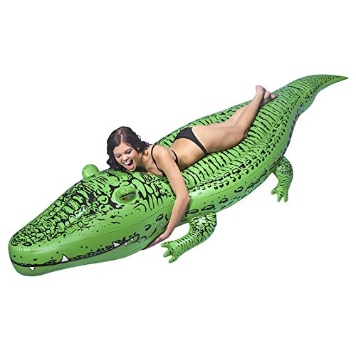 GoFloats BigAl' Giant Inflatable Alligator, Premium Quality and over 11 ft long by GoFloats - Used condition - US$33.72