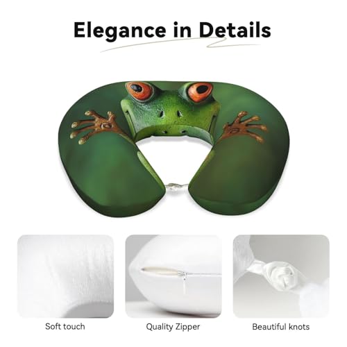 Almohada de viaje de espuma viscoelástica tamaño único miniatura 4