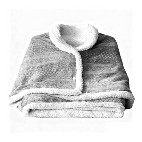 Châle couverture femme chaud et confortable avec bouton chic