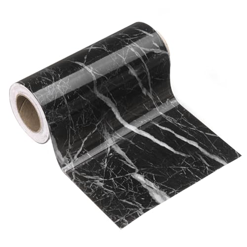 sourcing map Papel tapiz de grano de madera de 5 pulgadas x 16.4 pies, PVC, autoadhesivo, marco texturizado, impermeable, papel tapiz decorativo para pared, para suelo, puerta, mesa, gabinetes