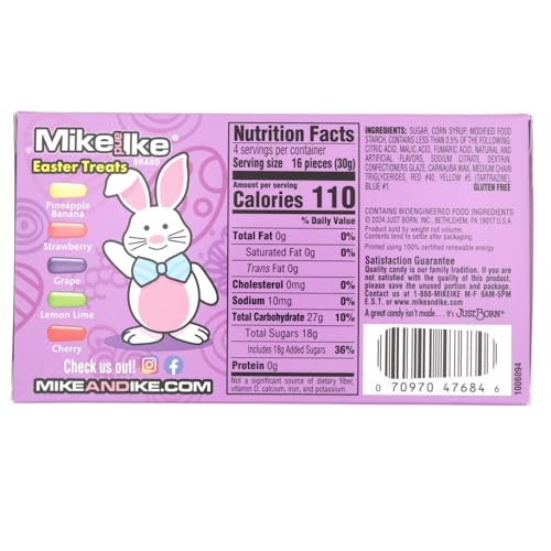 Dulces Mike and Ike sabor frutas surtidas pack 3 miniatura 2