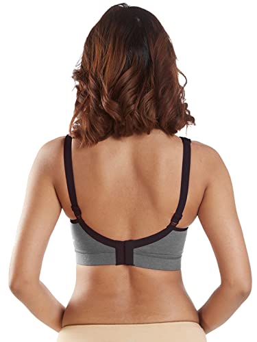 Image of SONARI Supremo Womens Sports Bra | Moulded, Wire Free, Comfortable Cotton Bra | Full Coverage,Breathable Fabric | Adjustable Straps Hook & Eye Closure for Active and Everyday useage