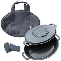 Amazon.co.jp: JHQ × braaa 鉄板マルチグリドルポット オーバル型 + Amazon.co.jp: JHQ × braaa 鉄板マルチグリドルポット オーバル型 +