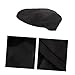 GLEAVI Men Fashion Chef Hat Waiter Hat Sweat Liner for Kitchen Restaurant BBQ Black