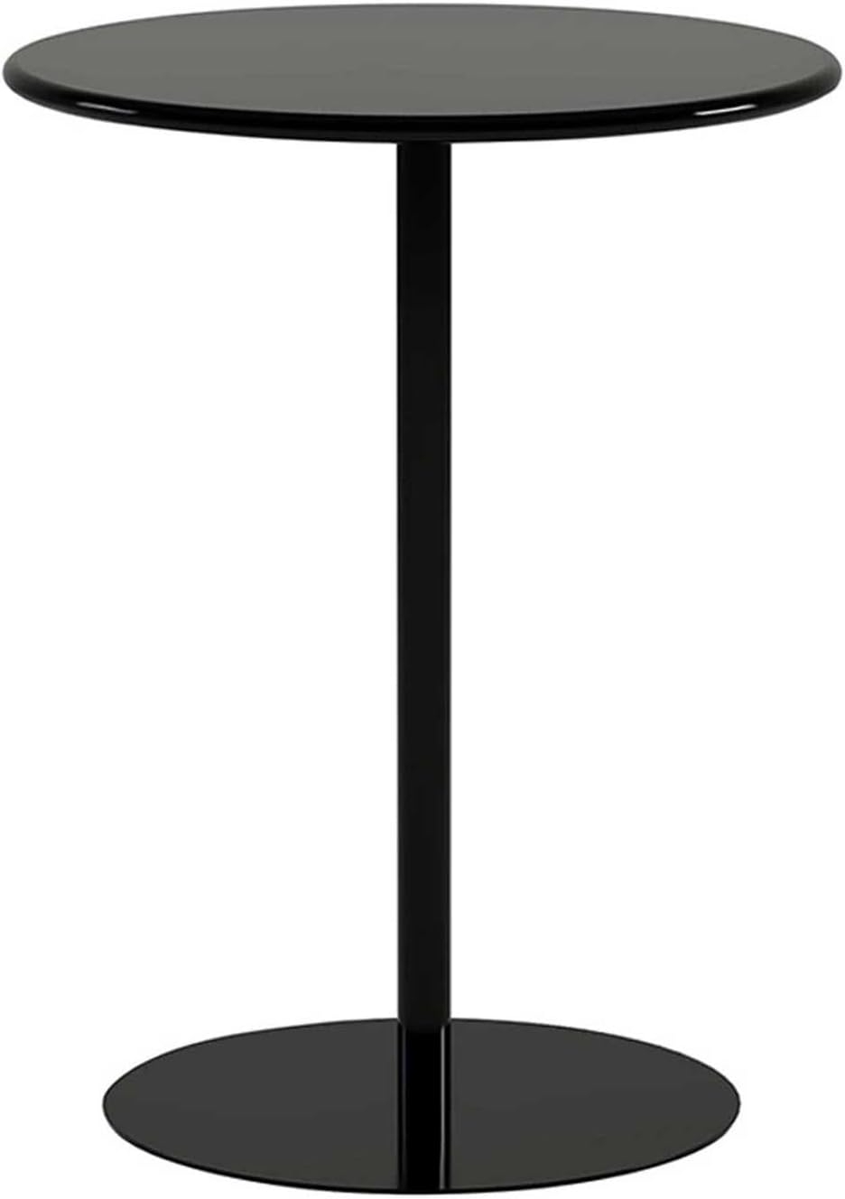 Kitchen Dining Table Coffee Drink Table - All-Metal Iron Side Table End Table for Indoor Outdoor Patio, Cocktail Bar Table Tall Pub Bistro Table(Green,40x40x50cm)