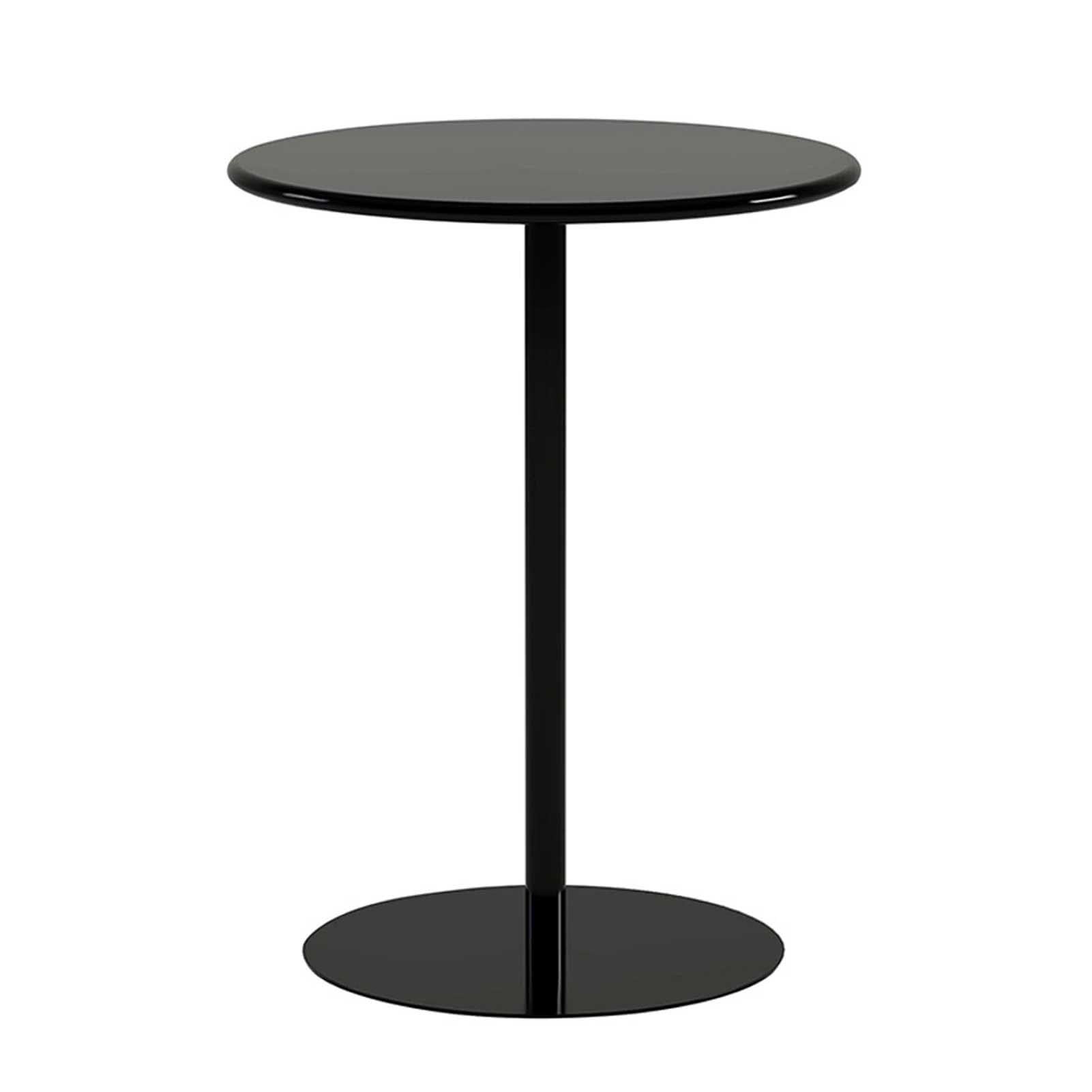 Tavolo da cocktail bar Tavolo alto da bistrot da pub - Ferro interamente in metallo | Tavolo da pranzo da cucina Tavolo da caffè | Tavolino laterale per patio interno ed esterno(Nero,70x70x104cm)