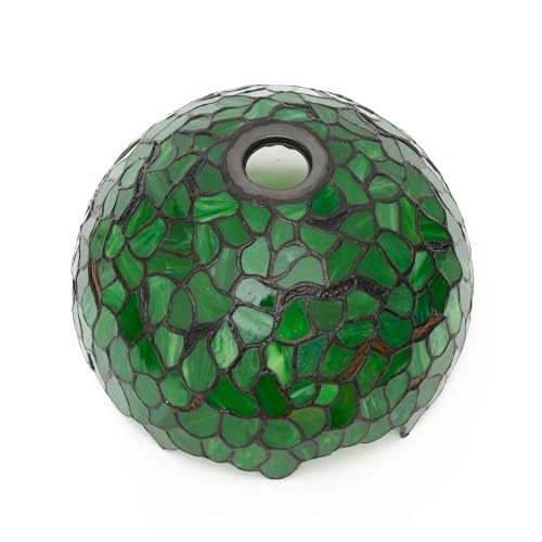 Abat-Jour Tiffany 12" Vert pour Lampe de Table et Salon