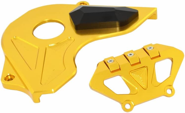 Front Sprocket Chain Guard Cover Left Side Engine For Honda CB650F CBR650F CB CBR 650 F 2014 2015 2016 2017 2018 (Gold)