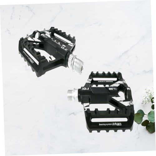 1Pair Mountain Bike Platform Pedal Durable Non Slip Flat Pedals for Commuting and Road Bicycles Design for Smooth Riding Experience4