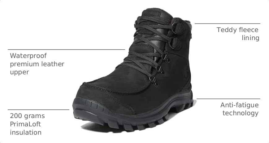 Image of Timberland Men's Chillberg Insulated Waterproof Boot, BLACK