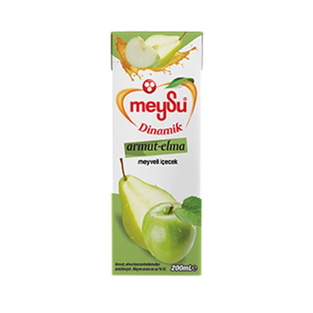 Meysu 200 Mililitre Dinamik Armut-Elmalı Meyveli İçecek 10 paket