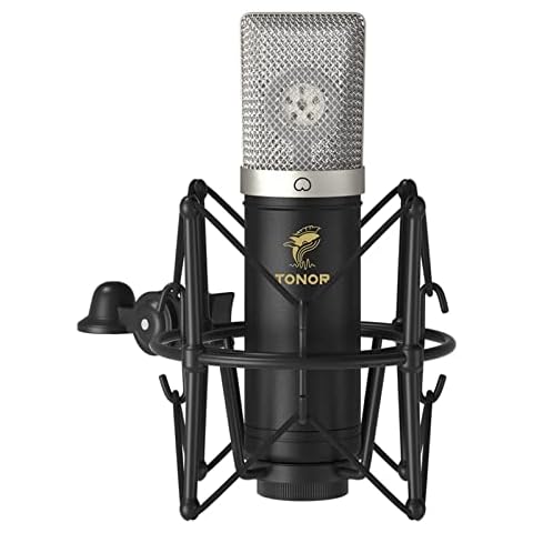 TONOR USB Condenser Microphone Kit with Boom Arm and Shock Mount Cover