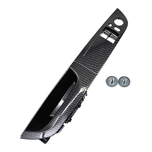 Goodithy Left Driver Side Door Armrest Window Lift Switch Cover Interior Door Master Lifter Control Button Panel Replacement for BMW 3 Series M3 E92 Coupe 320i 330i 335i 2007-2014 (Carbon Fiber)