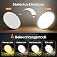Eventek Campinglampe 12000mAh, 4000LM Ultrahell LED Outdoor Camping Licht mit 4 Modi & Magnetic, IPX5 Wasserdicht Aufladbar Zeltlampe für Camping, Stromausfälle, Wandern, Notfall