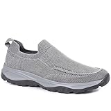 Zapatillas flexibles para hombre: la parte superior deportiva elástica permite un uso cómodo y mayor flexibilidad mientras te mueves. Con las suelas de tracción extra flexibles, son ideales para ejercicio o uso casual.