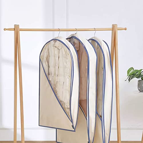 Storage Bags for Clothes,Garment Bags for Hanging Clothes Made of High-transparent TPU Cotton Canvas Soft Texture Breathable and Odorless Waterproof and Dustproof2