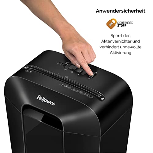 Papierschredder Fellowes Aktenvernichter 11 Blatt mit Datenschutzstufe P4