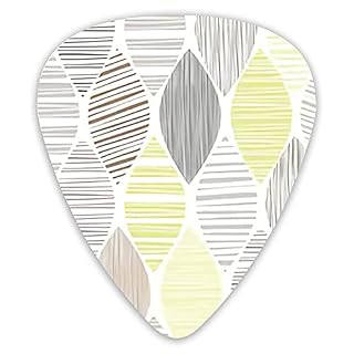 Choix de guitare Motif sans couture de feuilles rayées Pics de guitare 12 paquets – Variété de médiators de guitare… - Les Beatles, Paul McCartney, John Lennon, RIngo Starr, George Harrison