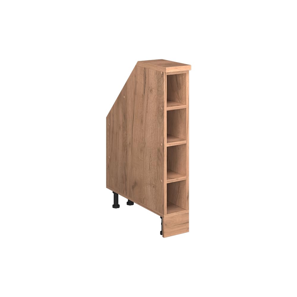 Vicco Kitchen cabinet for sloping roofs "Raul", Golden oak/Golden oak 15 cm — image 1