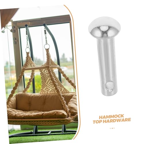 MERRYHAPY 2Pcs Heavy Duty Metal Hammock Chair Pin Durable Replacement Bolt Plug for Patio Hammock Hardware Precision Connection for Secure Hanging Chairs for Outdoor Relaxation - Thumbnail 3