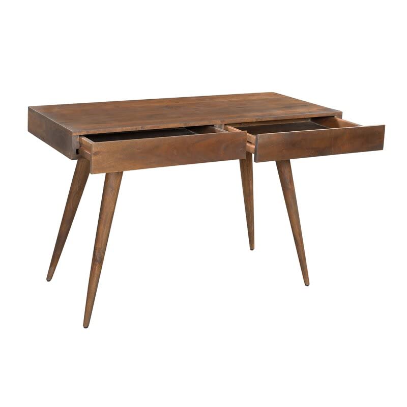 Image of IThree Multpurpose Study Table | Sheesham Wood Computer Laptop Table with Storage Drawer| Solid Wooden Table for Home & Office (Style 3)