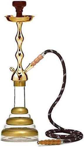 22" Mya Acrylic Hookah Pipe Set Gold/Gold