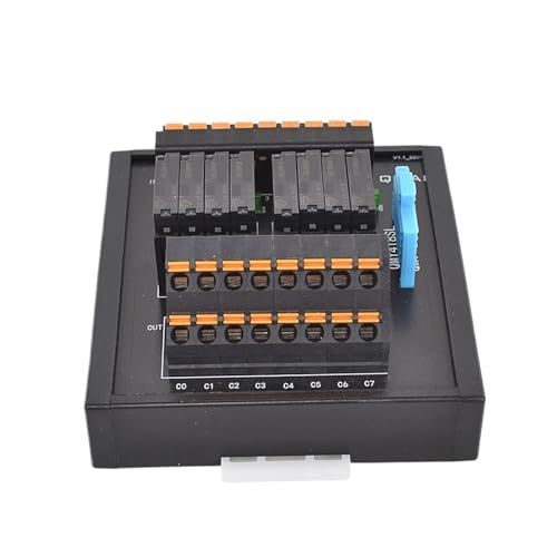 Módulo de relé de 8 bits QMY418ASL-P con base de terminales para PLC 3