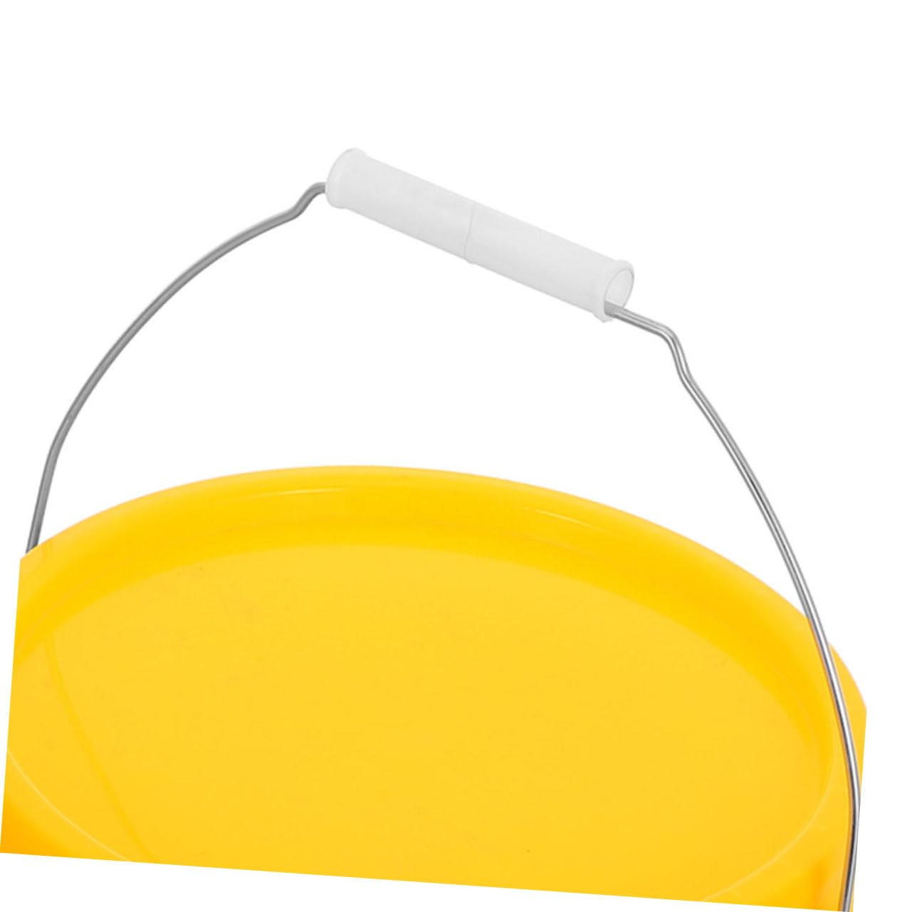 Secchio Ermetico Multifunzionale in Plastica Pp da 5l con Coperchio Antigoccia e Manico, Contenitore Rotondo Spesso per Uso Domestico e Stoccaggio Sicuro