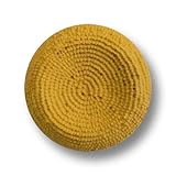 Farbe: senfgelb Knopfparadies - 8er Set senfgelbe Kunststoffknöpfe, Fast wie Posamentenknöpfe. Ø: ca. 23mm!