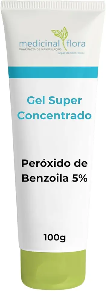 Gel Peróxido de Benzoíla 5% Cravos Espinhas Acnes - 100g