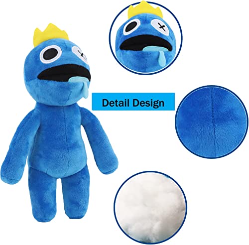 Image of Rainbow Friends Plush,Blue Rainbow Friends Plushies,Cute Stuffed Animals,Best Gifts For Boys Girls Halloween Christmas Thanksgiving Game Fans