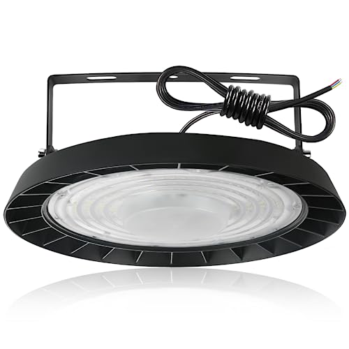 toobettp UFO LED Naves Industriales LED, 300W Lámpara de Alta Bahía Iluminacion LED, 30000LM Foco LED Industrial, 6500K Impermeable IP65 Foco LED Industrial para Patio, Garaje, Fábrica, Taller