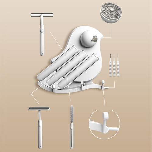 Support polyvalent en forme d'oiseau avec kit brosses de coin - 8