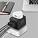 International Travel Adapter Universal Power Adapter Worldwide All in One 4 USB with Electrical Plug Perfect for European US, EU, UK, AU 160 Countries (Black)