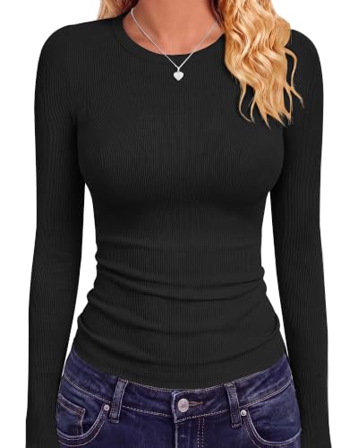 Ribbed Long Sleeve Shirts - image 1
