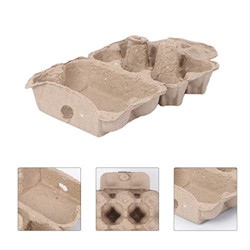 Balacoo TC22Q0517Q Egg Cartons - Paper Egg Tray Folding Egg Storage Box Egg Holder Portable Carton thumb #8