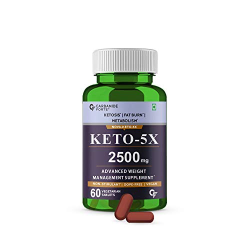 Carbamide Forte Keto Fat Burner & Natural Weight Loss Supplement For Women And Men 2500mg with Garcinia Cambogia & 4 more Ingredients – 60 Veg Tablets Carbamide Forte Keto Fat Burner & Natural Weight Loss Supplement For Women And Men 2500mg with Garcinia Cambogia & 4 more Ingredients – 60 Veg Tablets