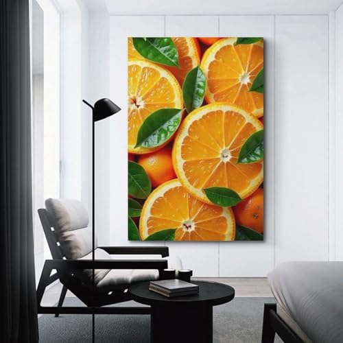 Tranches de fruits d'art moderne tableau suspendu 60x90 - 3