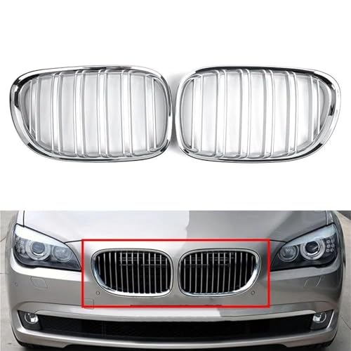 Calandre pour avant de voiture look chrome rénovation esthétique sur route - 2