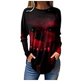 Tunique unie à porter avec des leggings, chemises décontractées à col en V à manches longues avec boutonnière, hauts à manches longues, chemisiers amples avec ourlet arrondi, chemises western en jean, chemises en soie satinée, chemises western en jean, chemises en satin de soie, hauts rayés, col rond, sweatshirt surdimensionné, chemise longue avec manches bouffantes, col en V, hauts à manches longues Coupe ample. Haut de soirée à volants - Chemise coupe ajustée - Haut ventre nu - Pull décontracté avec