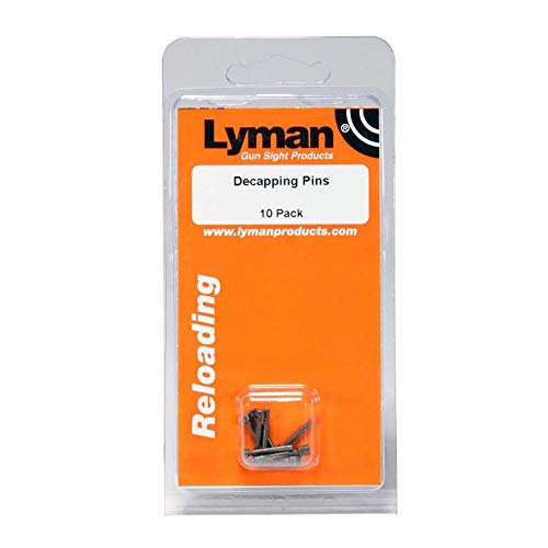 Goupilles de désamorçage Lyman LY7837786 en acier trempé pour recalibreur de munitions