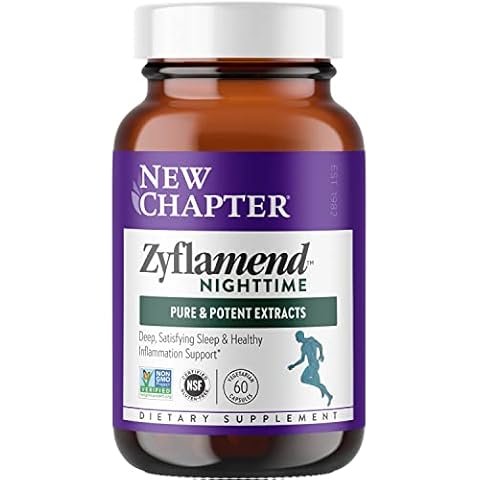 New Chapter Sleep Aid – Zyflamend Nighttime Vegetarian Capsules, 60 Count Cover