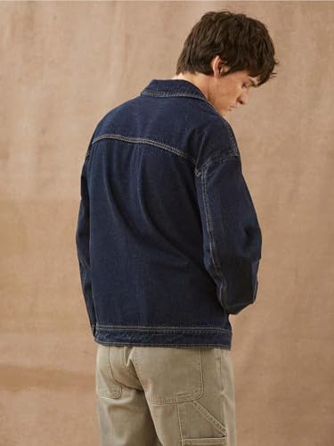 Image of GRECIILOOKS Men'S Denim Jacket | Classic Regular Fit Jeans Jacket For Men | Stylish Branded Jackets For Men - Timeless Casual Wear