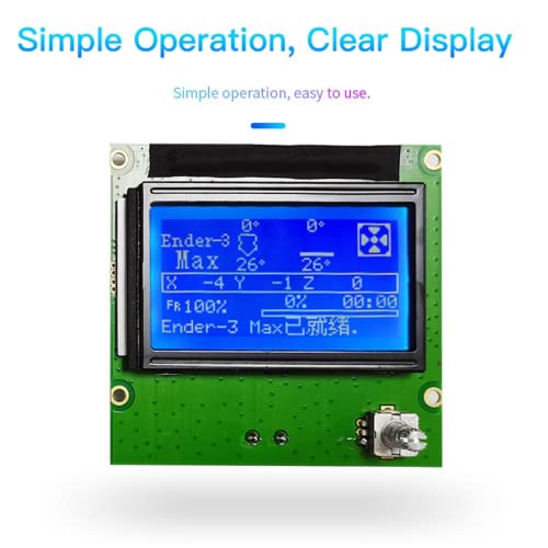 Image of Ender 3 Pro LCD Screen, Ender 3 Display, Ender 3 Pro Screen for Creality Ender 3 Original LCD Display with Ribbon Cable for Ender-3 / Ender-3 PRO /Ender-5 / Ender-5 PRO