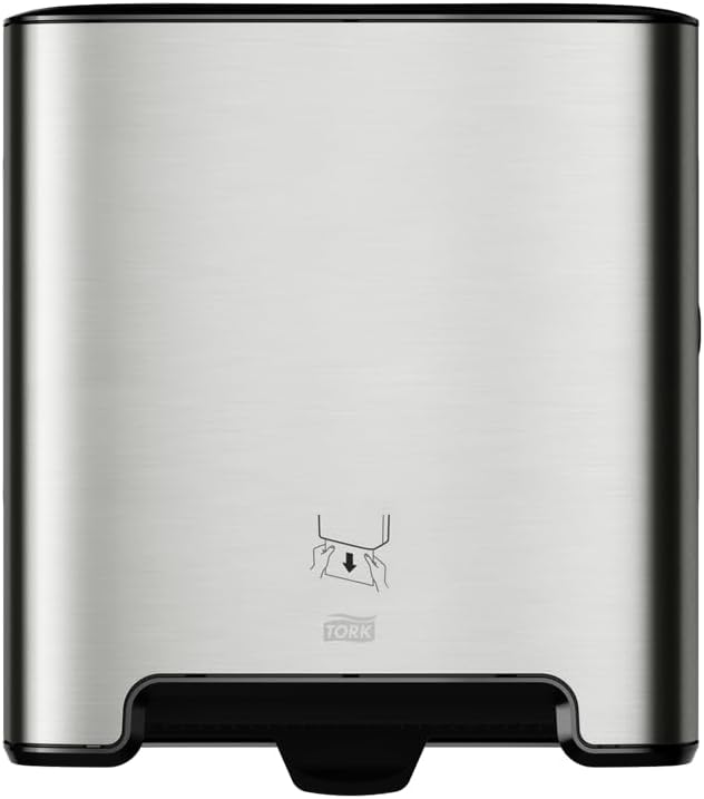 Tork Matic 461002 Paper Towel Dispenser H1 Image Design Single Dispenser Stainless Steel