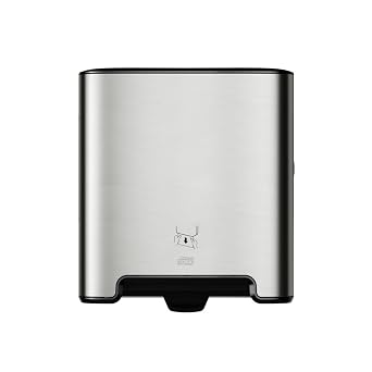 Tork Matic Paper Hand Towel Roll Dispenser Stainless Steel H1, One-at-a-Time Dispensing, Image Range, 461002