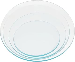 SOLUSTRE Vidro Com Tampa 4Pcs Óculos De Vidro De Relógio Tampas De Vidro De Relógio Para Acessórios De Laboratório Apêndice Tampa De Vidro Transparente Copos Com Tampas