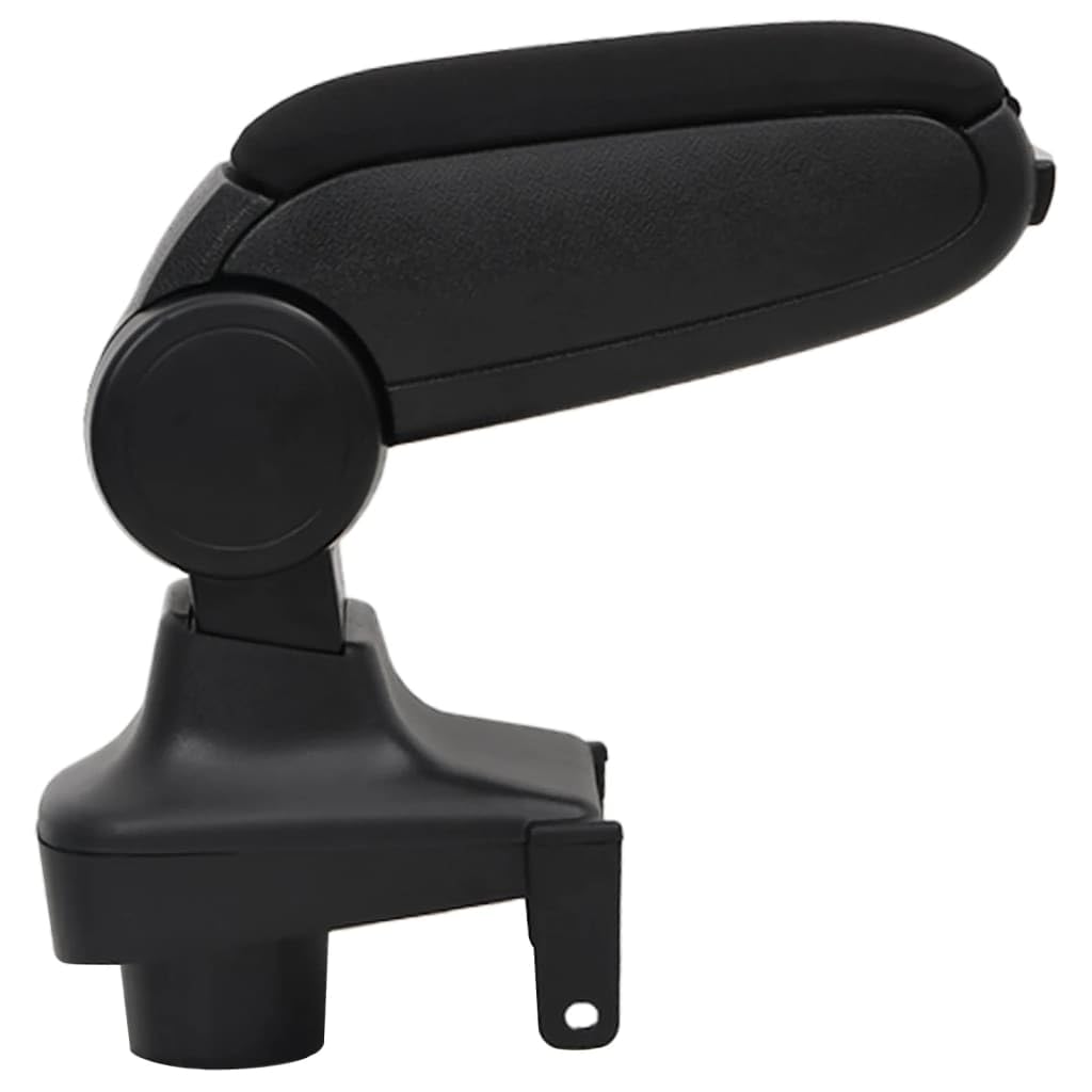 Podłokietnik samochodowy, czarny, z tworzywa ABS, 15 x 35 x 30 do 47 cm, konsola środkowa ze schowkiem, pasuje do Renault Clio LHD MK4 2013, ergonomiczne wyposażenie do długich podróży