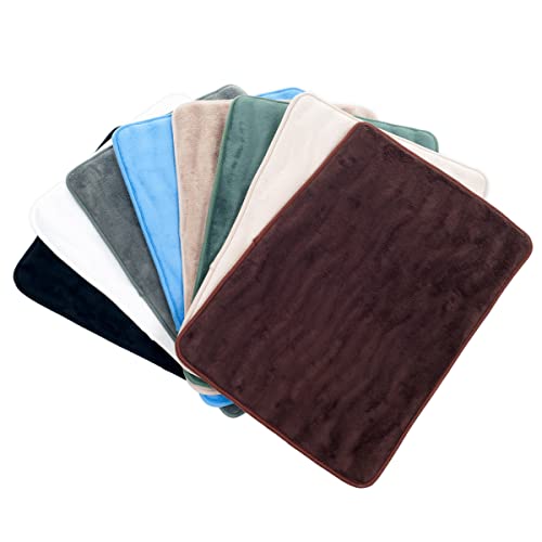 Lavish Home Bedford Home 2 Piece Memory Foam Bath Mat Set - Platinum,32 X 20 X .625 #TOP6
