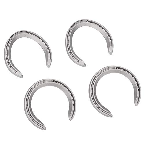 Image of Equestrian Horseshoes, Aluminum Horseshoes Wear Resistant Horseshoe Set Horseshoe Kit Horse Shoes Sets Sports Horseshoes for Horse Racing(Number 6)